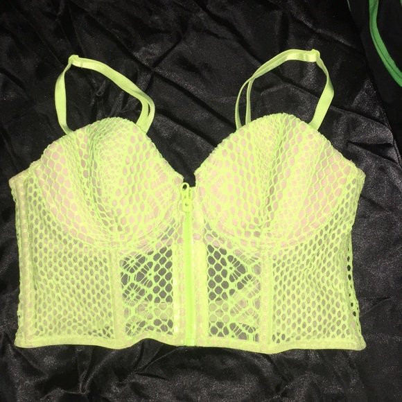 Neon Green Corset - Picture 1 of 3
